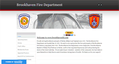 Desktop Screenshot of brookhavenfd.com